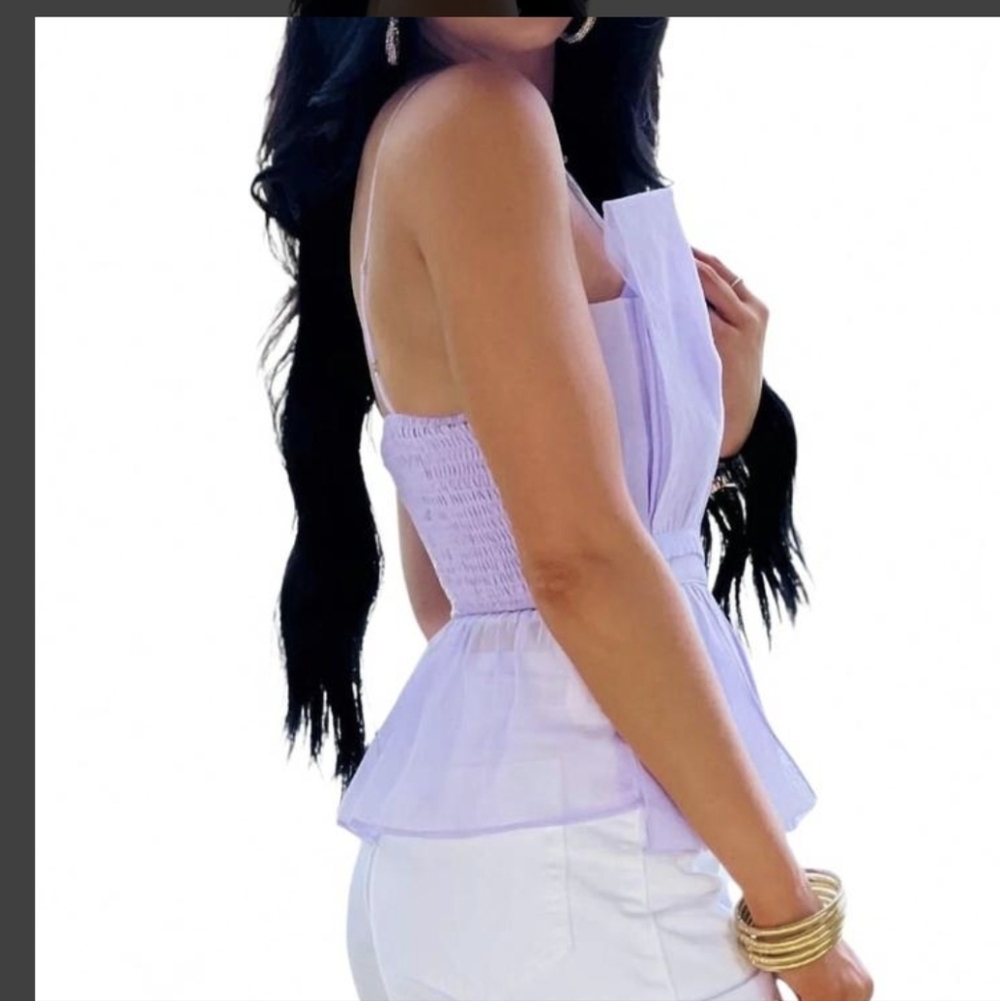 Cloud Ten Women's White Structured Cami Size Small - image 5